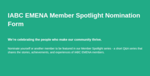 member spotlight form screenshot