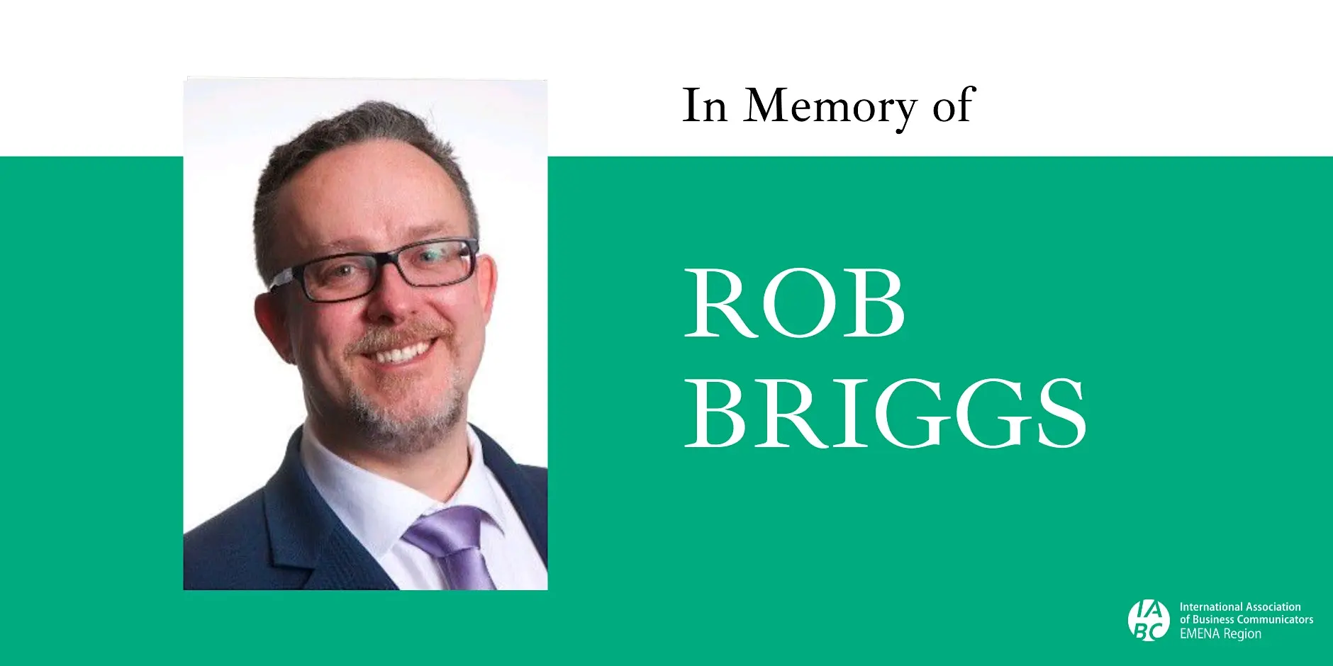 In memory of Rob Briggs